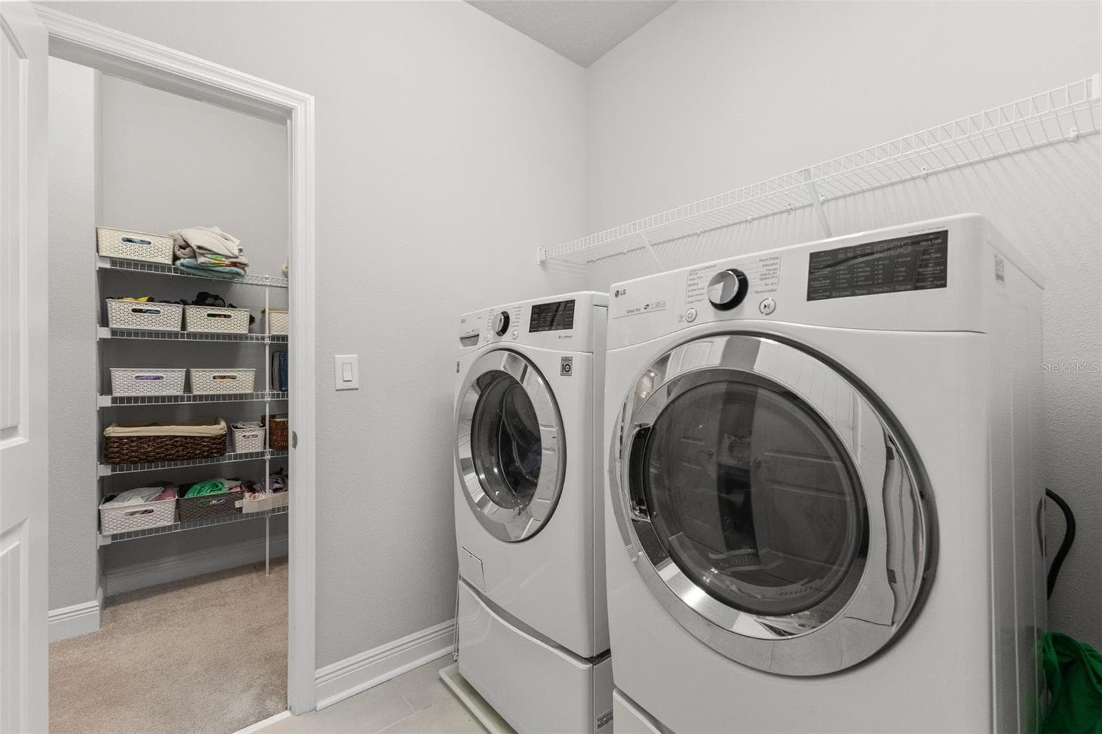 Smart connection to laundry from Primary bedroom closet. - 4009 W CARMEN ST, TAMPA