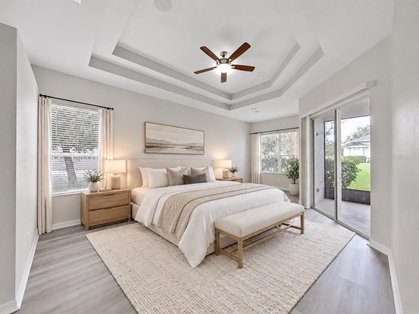 visual staging:master bedroom - 9310 MANGROVE CT, TAMPA