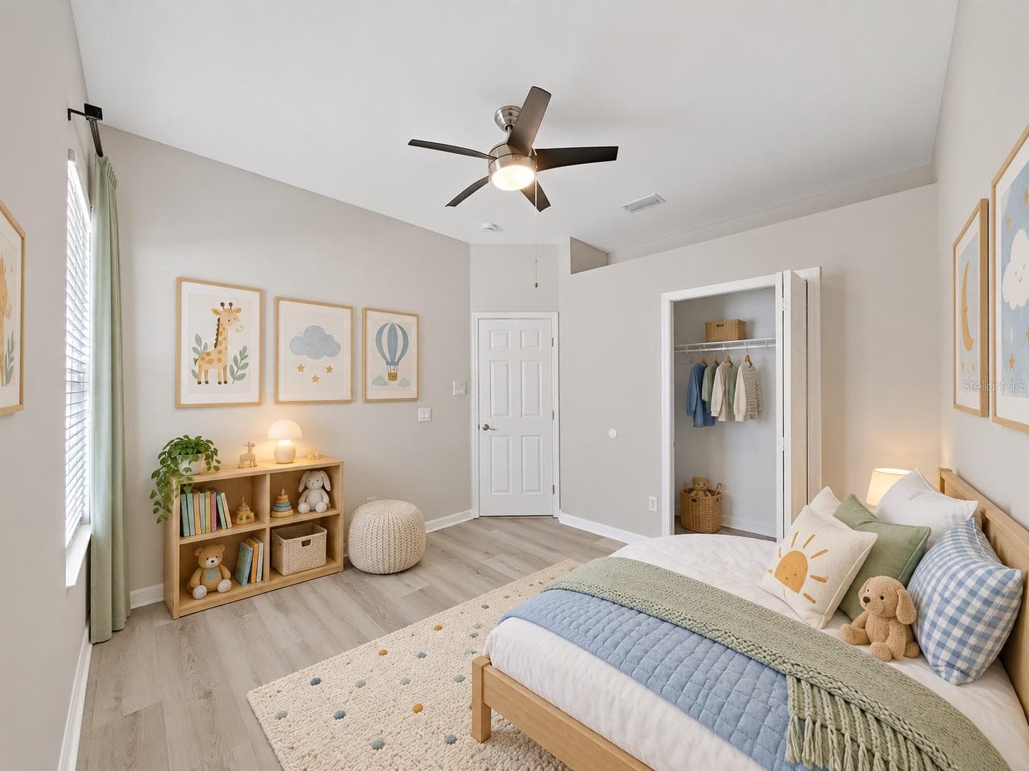 visual staging: bedroom 3 - 9310 MANGROVE CT, TAMPA