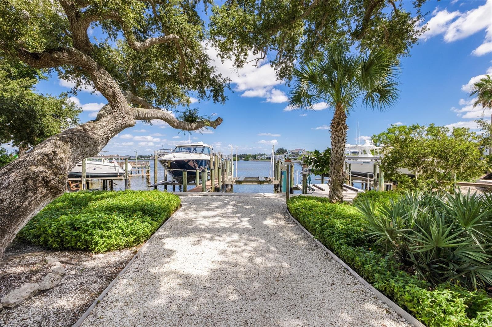 Walk way to docks - 1640 SUMMERHOUSE LN #40, SARASOTA