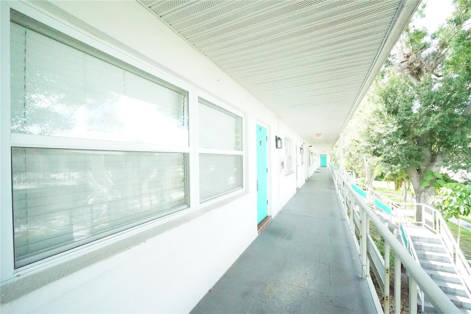 Front DOUBLE-PANE Windows visible. - 5810 21ST ST N #15, ST PETERSBURG