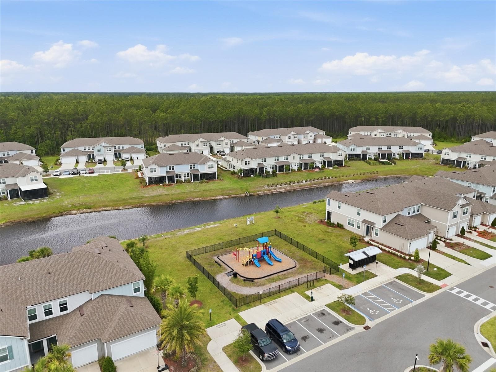 Tot lot  Aerial View - 338 REDBUD RD, PALM COAST