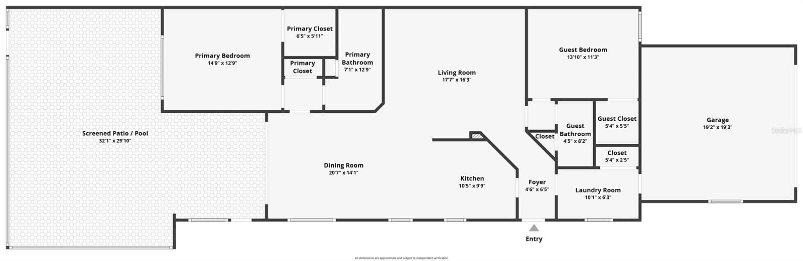 Floor Plan: Measurements are estimations. - 8876 ESTEPONA CT, SARASOTA