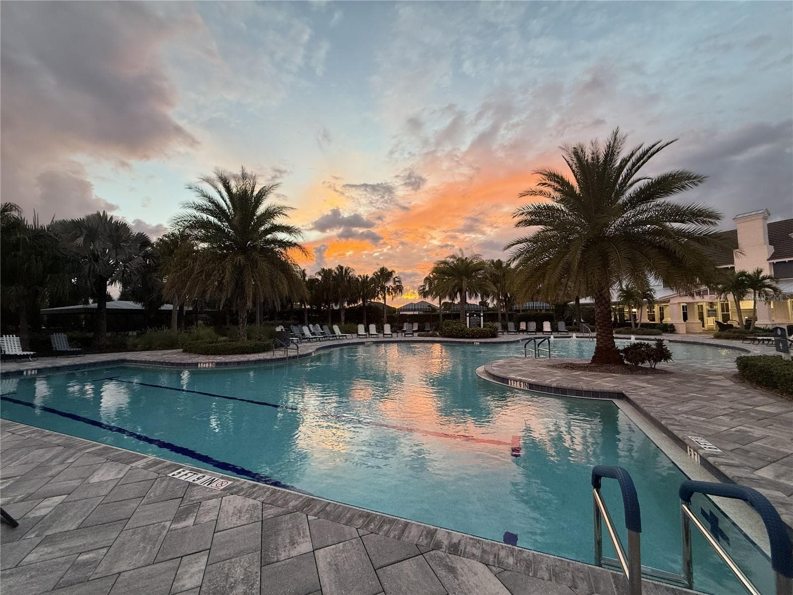 Sunset from Community Pool No Filters - 4618 FOXTAIL DR, PARRISH