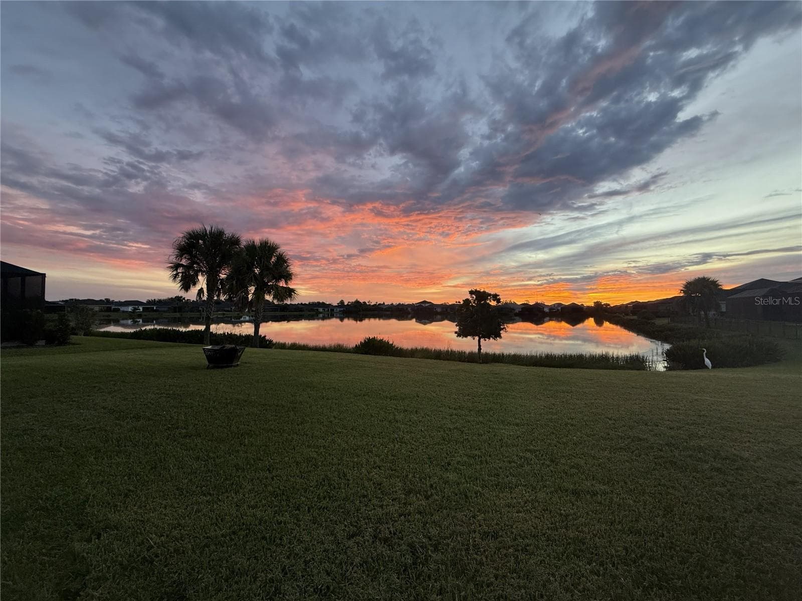 Sunset from back yard No Filters - 4618 FOXTAIL DR, PARRISH