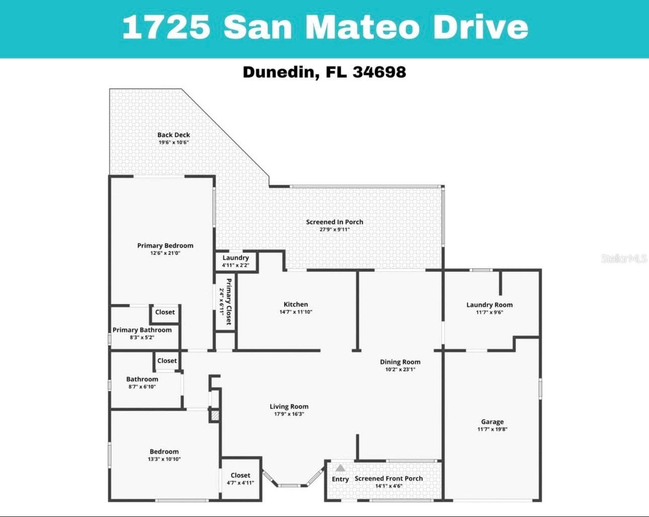 Single Family Residence at 1725 SAN MATEO DR, DUNEDIN, photo 10 of 69