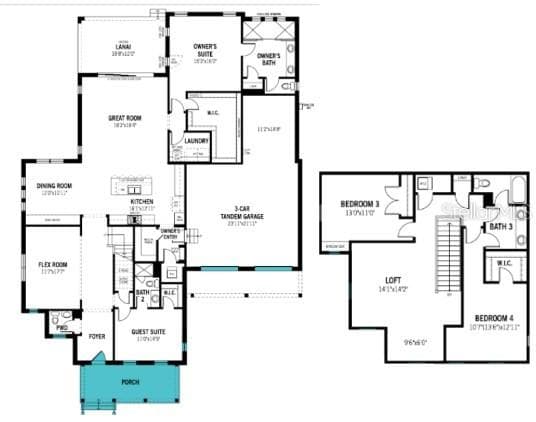 FLOORPLAN - 1859 BEACH RIDGE RD, CELEBRATION
