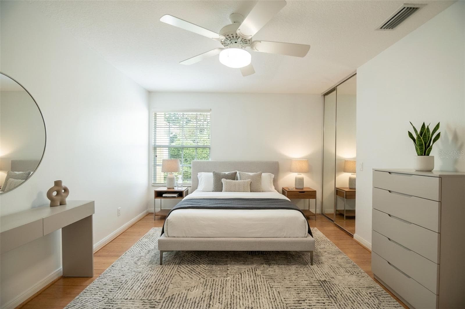 Virtually Staged Guest bedroom. - 8876 ESTEPONA CT, SARASOTA