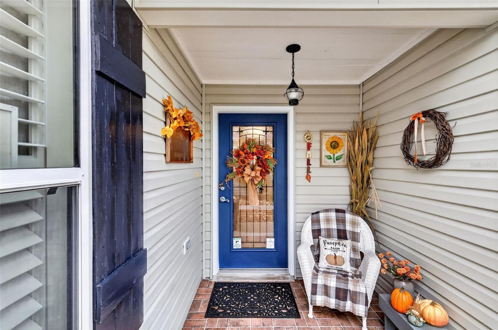 Front Entry - New Lead Glass Insert - 1700 JADESTONE TER, THE VILLAGES