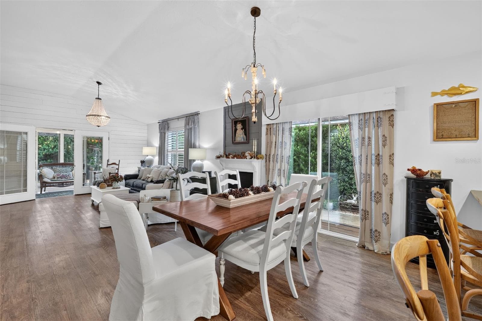 Dining Room with New Sliding Glass Doors - 1700 JADESTONE TER, THE VILLAGES