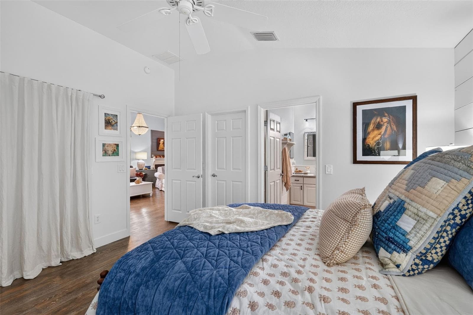 Primary Bedroom with En-Suite Bath and Walk-In Closet - 1700 JADESTONE TER, THE VILLAGES