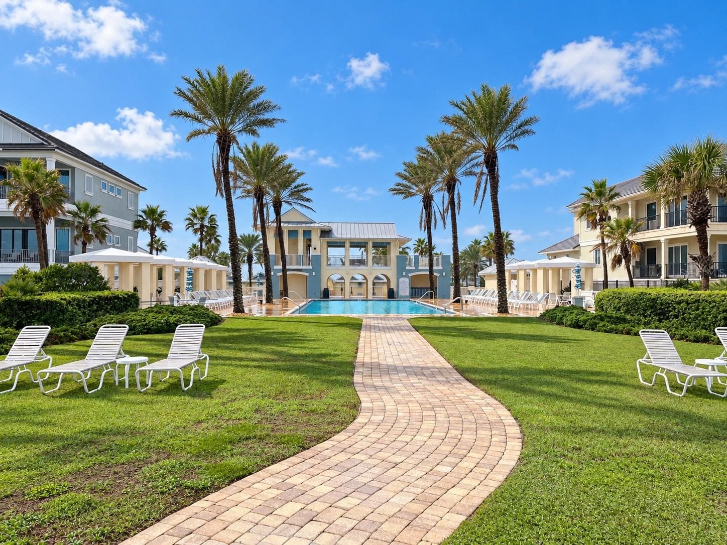 Oceanside Lawn, Pool, and Clubhouse - 1100 CINNAMON BEACH WAY #1033, PALM COAST