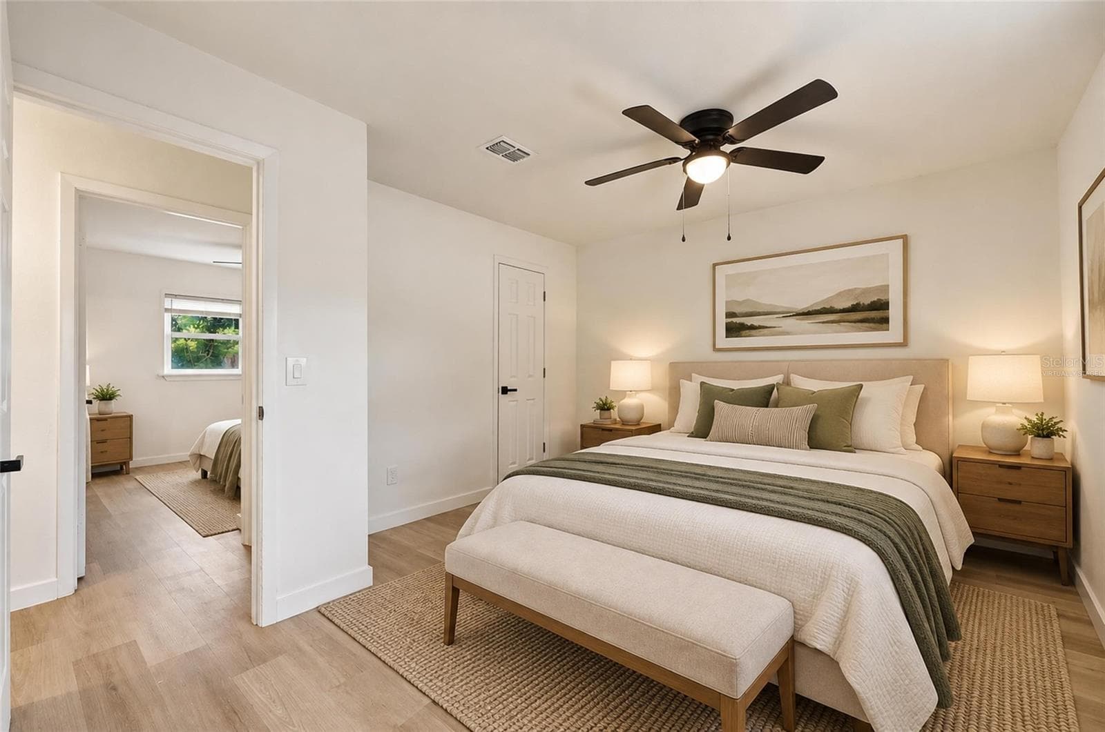 Primary Bedroom - Virtually Staged - 659 KENDALE ST, ORLANDO