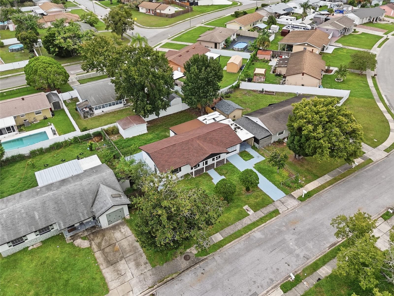 Aerial View - 659 KENDALE ST, ORLANDO