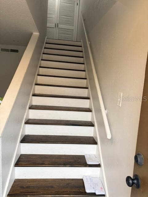Real wood stairs - 6343 23RD ST N, ST PETERSBURG