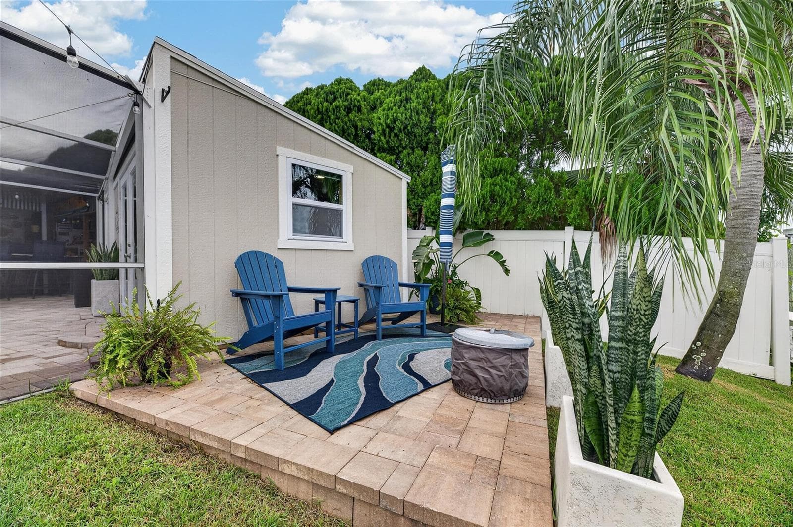 Another View Of The "Open Air" Patio #2. - 6510 SOLITAIRE PALM WAY, APOLLO BEACH