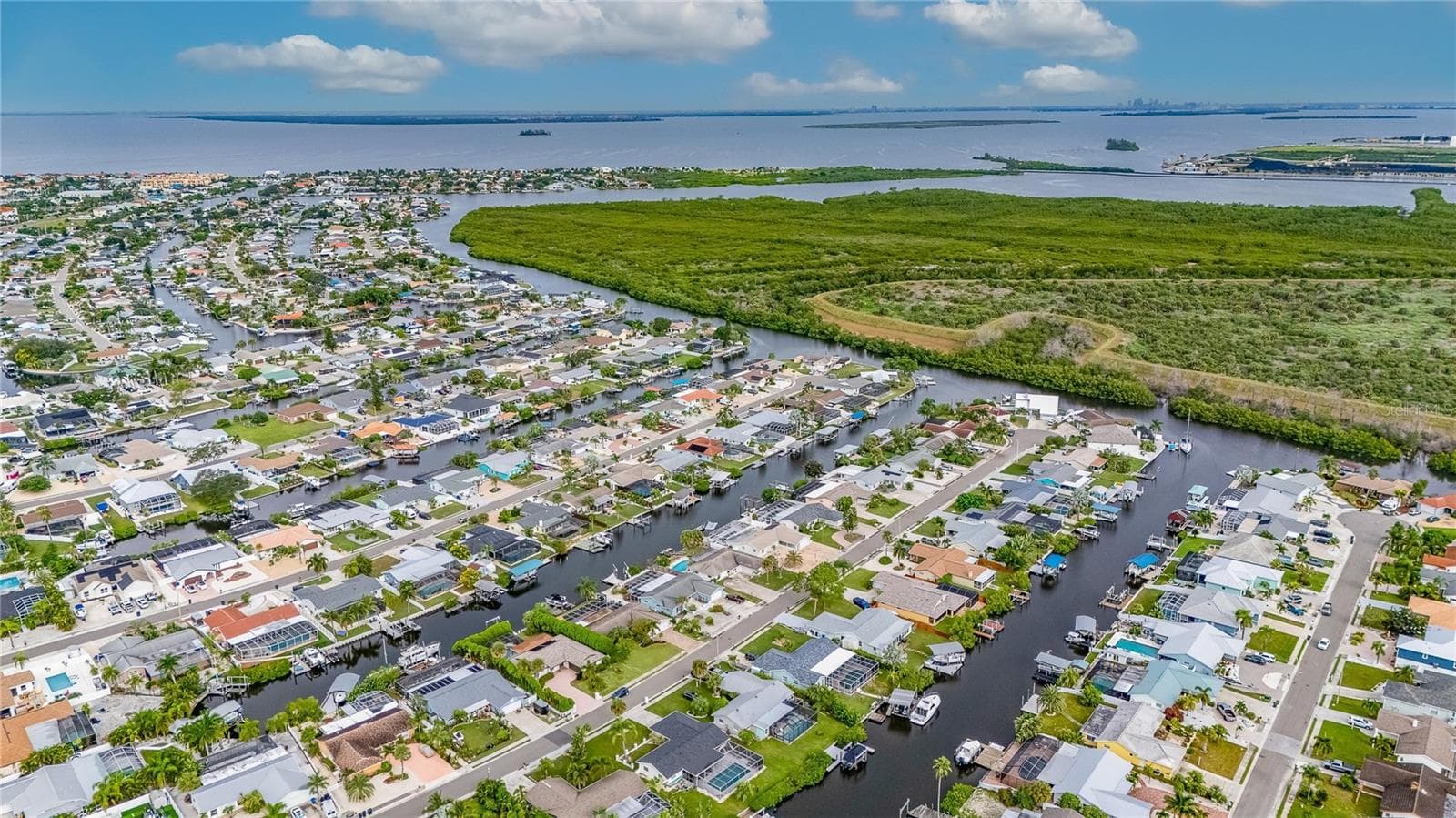 I Told The Truth! Not The Home This Time! But Mannnn....Isn't This An Incredible Shot! This Could Be Your Boating Playground! - 6510 SOLITAIRE PALM WAY, APOLLO BEACH