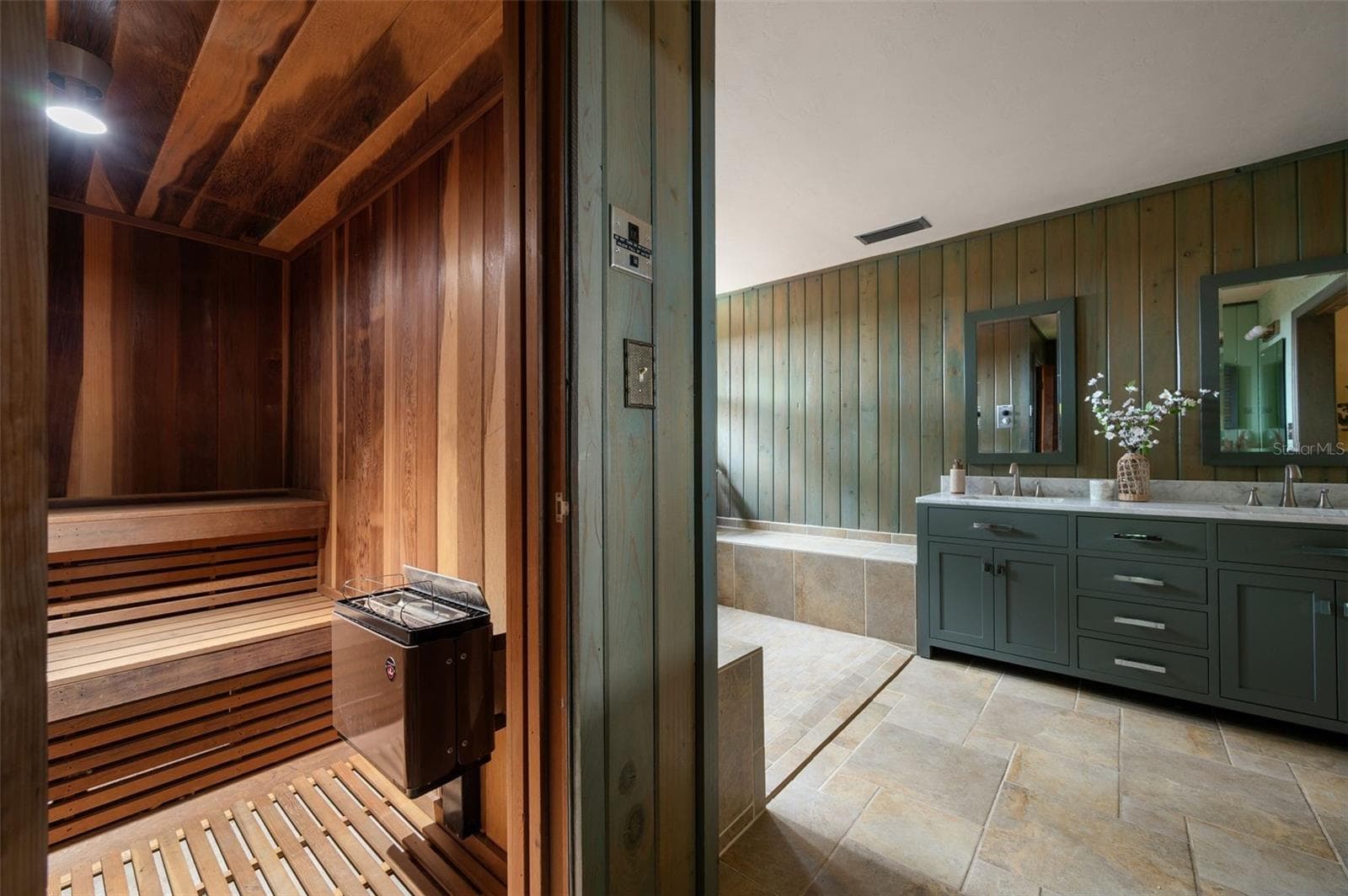 Entrance to Viking Sauna in Primary Bathroom - 5306 NW 57TH WAY, GAINESVILLE