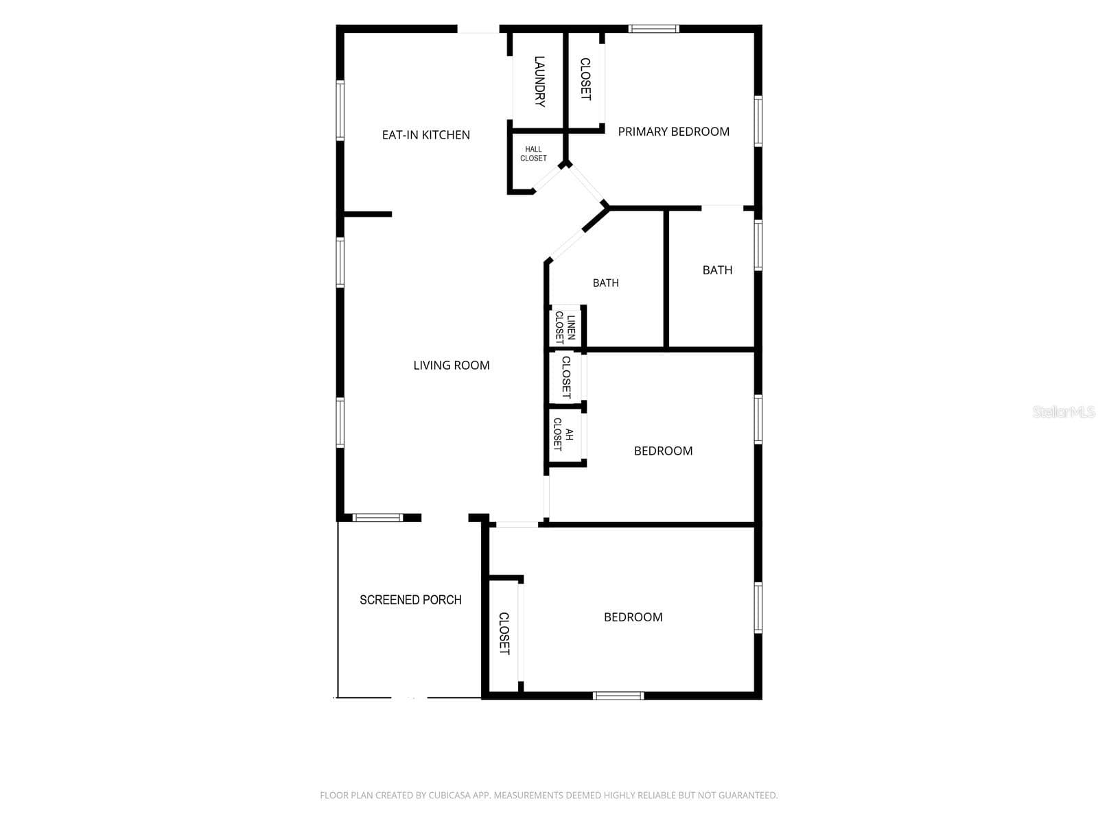 TOTAL LIVING AREA 1,133 W/SPLIT BEDROOM AND ENSUITE BATHROOM - 1703 OAKLAND RD W, LAKELAND