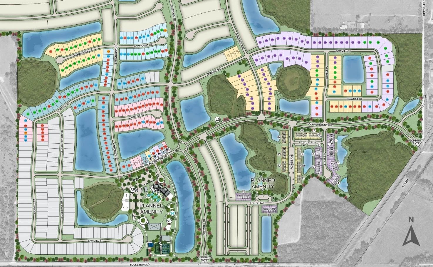Firethorn Sitemap - 14218 SAWMILL ST, PARRISH