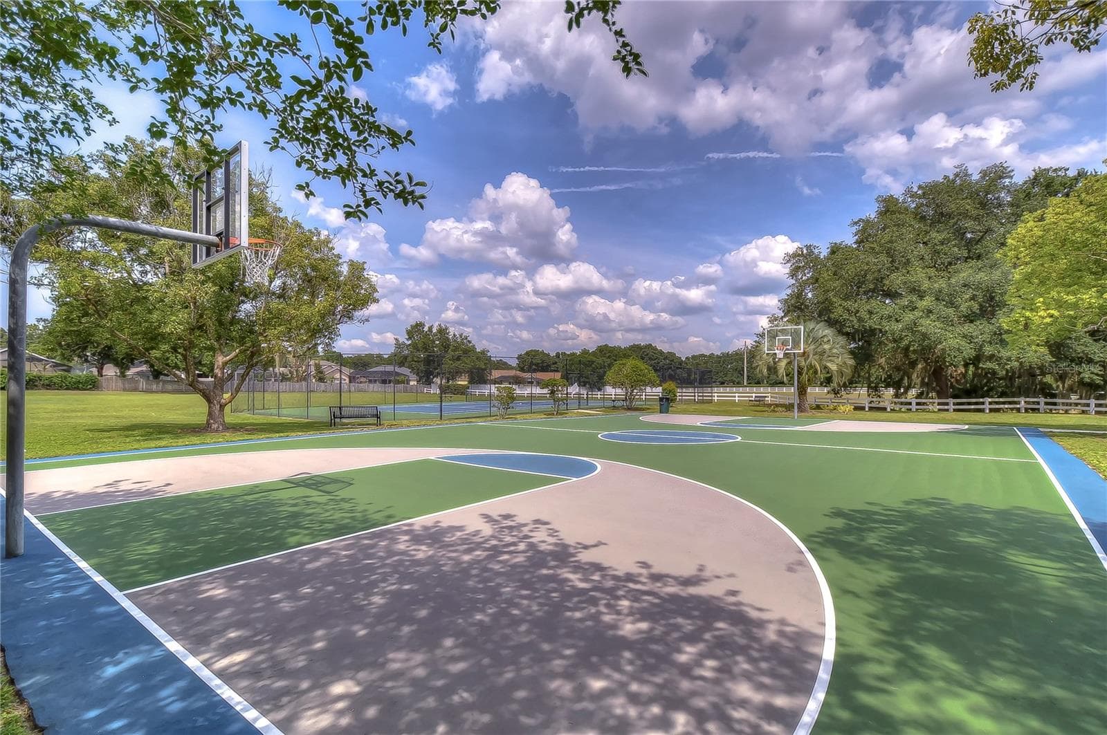 Basketball court - 5104 WHISPERING LEAF TRL, VALRICO