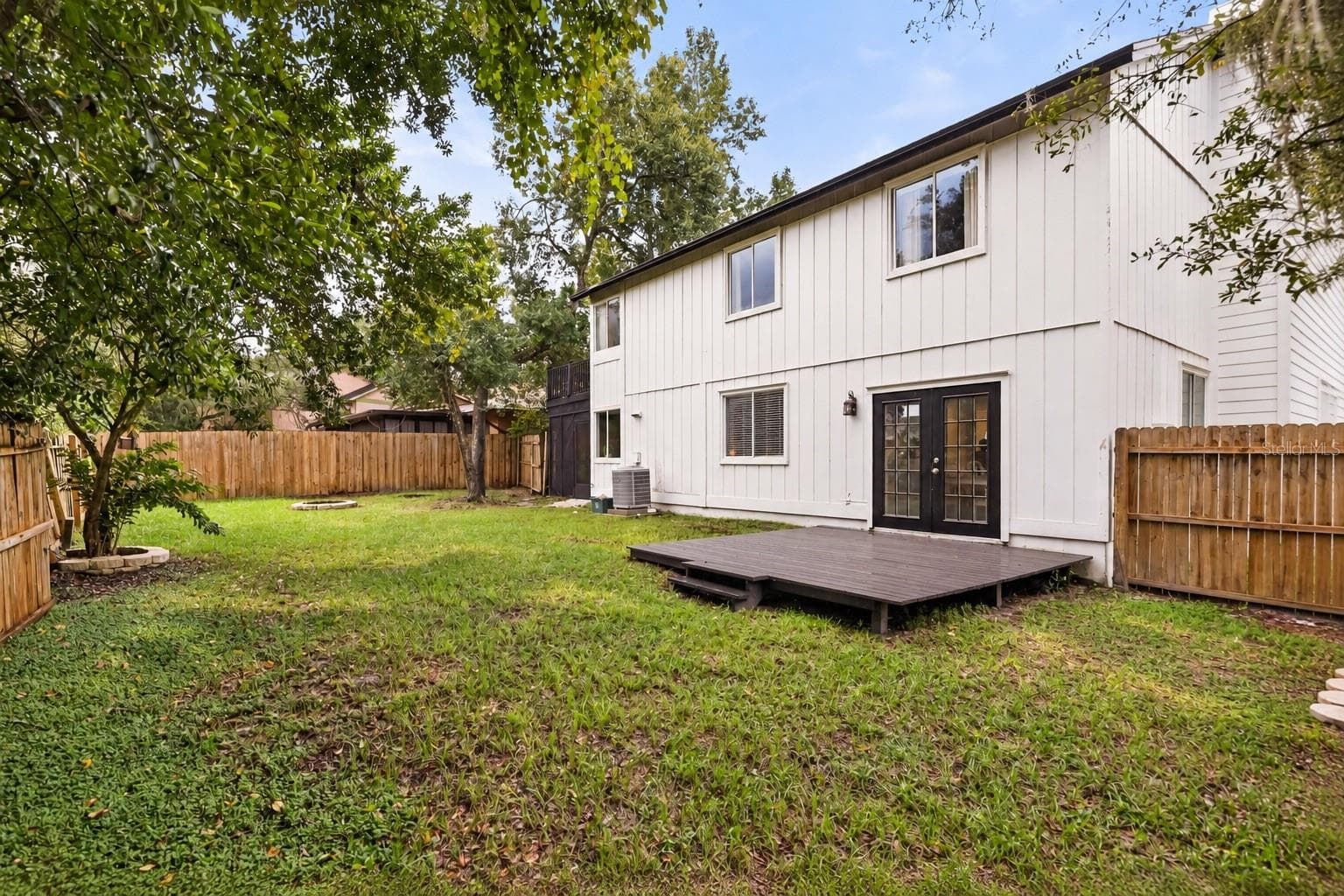 Large backyard fully fenced - 627 CLEARN CT, WINTER SPRINGS