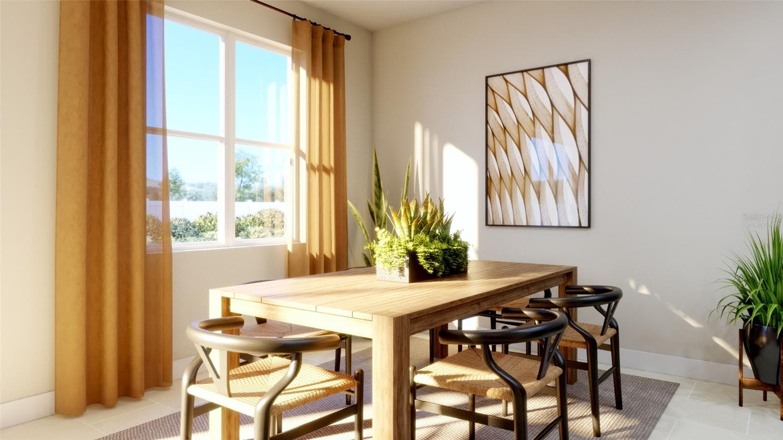 Dining Room Rendering (Virtually Staged) - 441 MARION LOOP, HAINES CITY