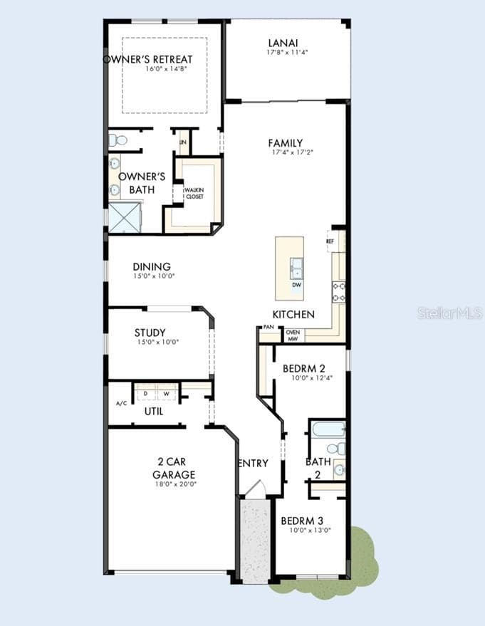 Floor Plan - 5446 KNOTTY OAK ST, MOUNT DORA