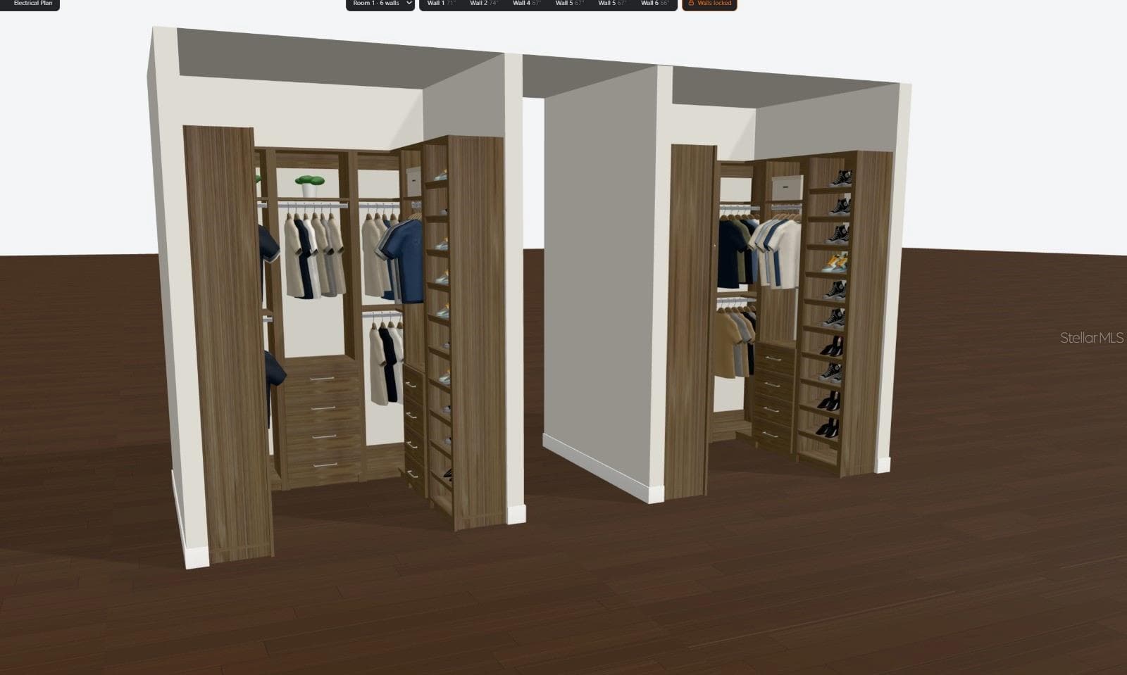 Custom design for the closets - 2802 W MORRISON AVE, TAMPA