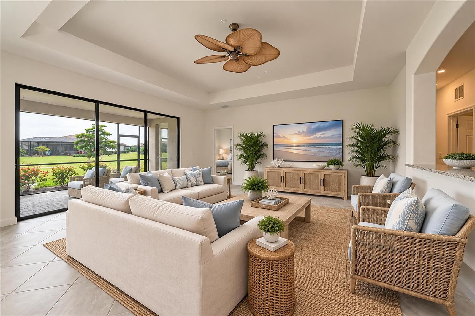 Virtually Staged Living/Great Room - 15332 SERENE SHORES LOOP, BRADENTON