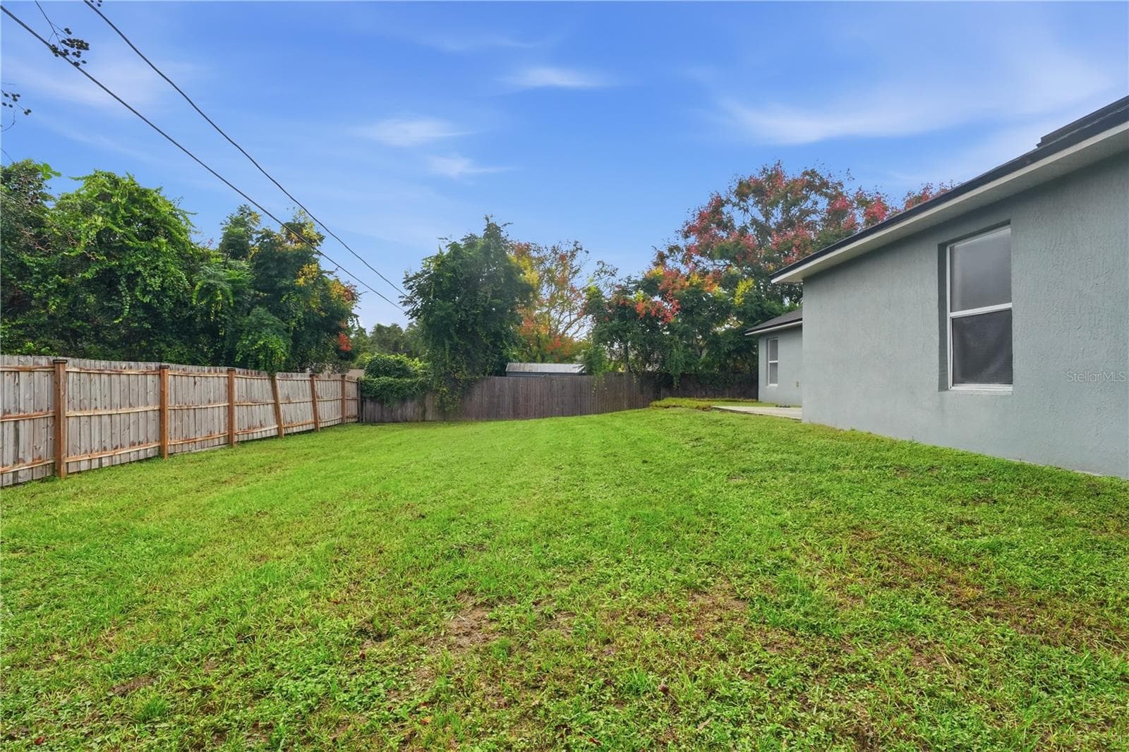 Back yard - 210 CITATION AVE, DELTONA