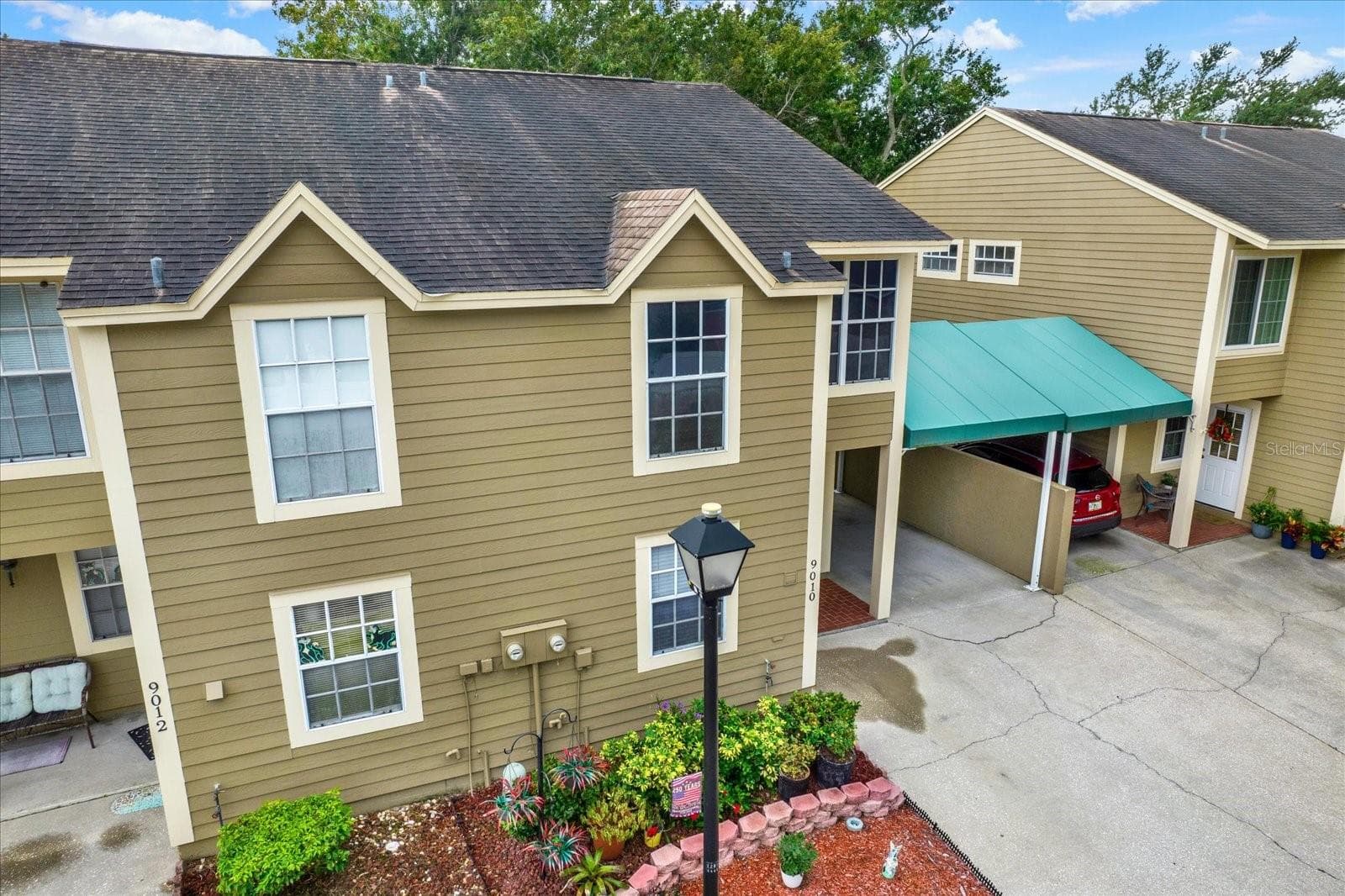 Aerial View - 9010 LAKE PLACE LN, TAMPA