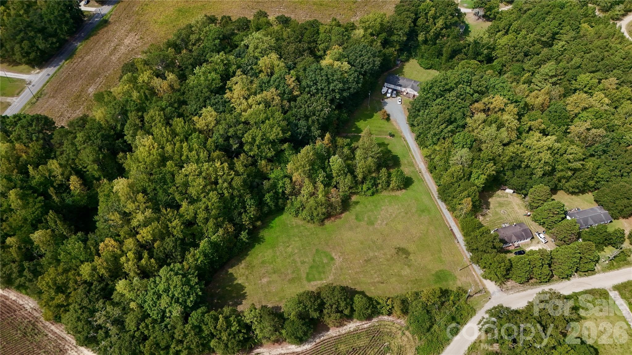 View of Acreage & Surrounding Woods - 2292 Thornwell Road, Lancaster