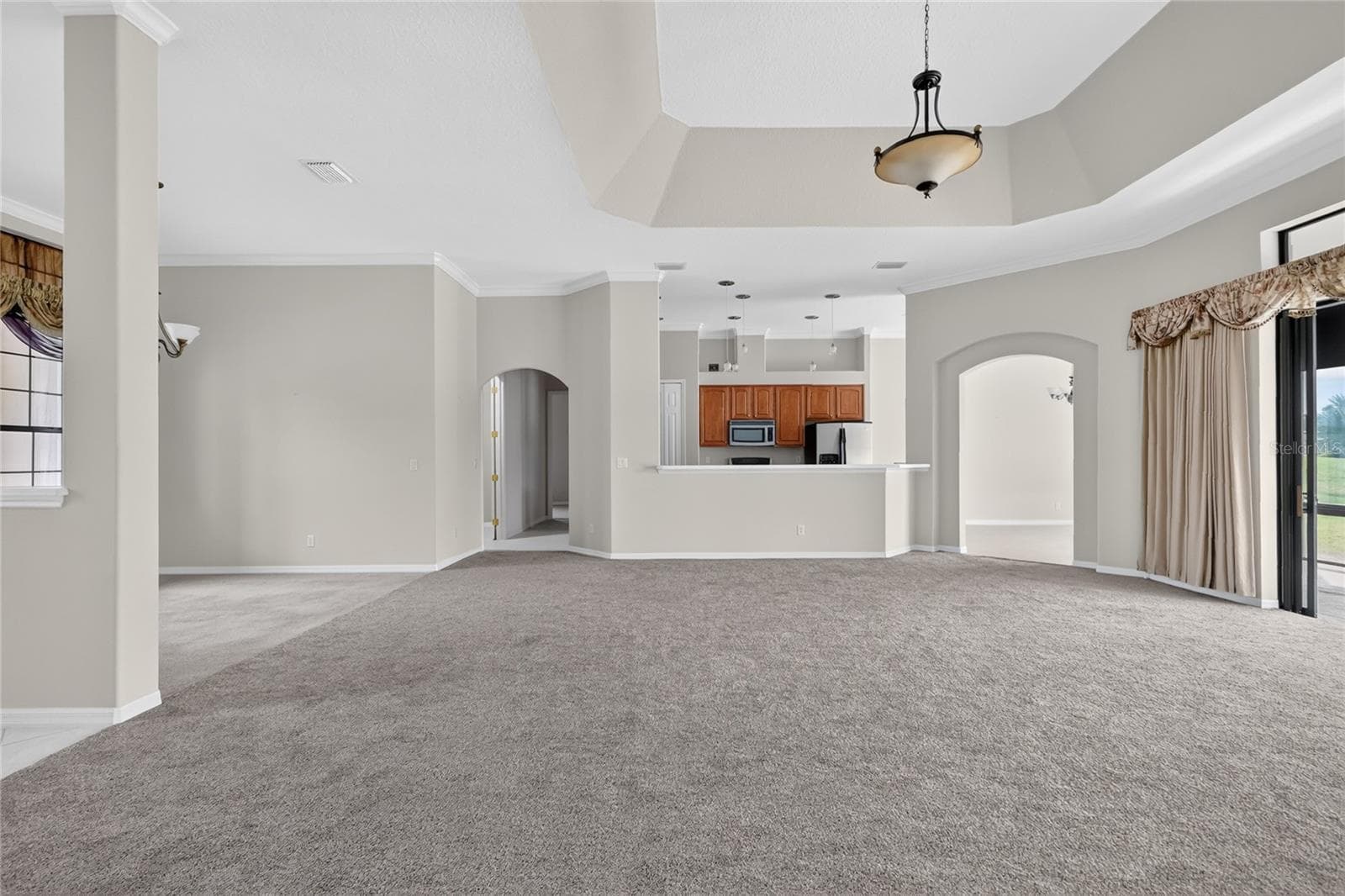 Living room - open floor plan - 26717 WETLANDS WAY, LEESBURG