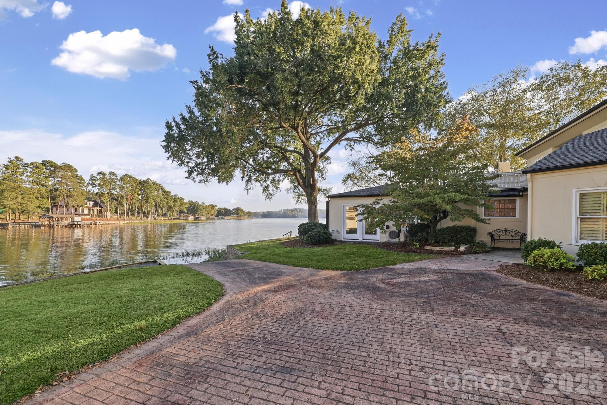 Private, paved boat ramp on the property. - 172 Rogers Lane, Badin Lake