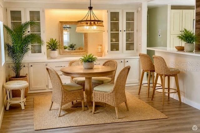 Virtually staged dining area - 5619 BAYSHORE RD #120, PALMETTO