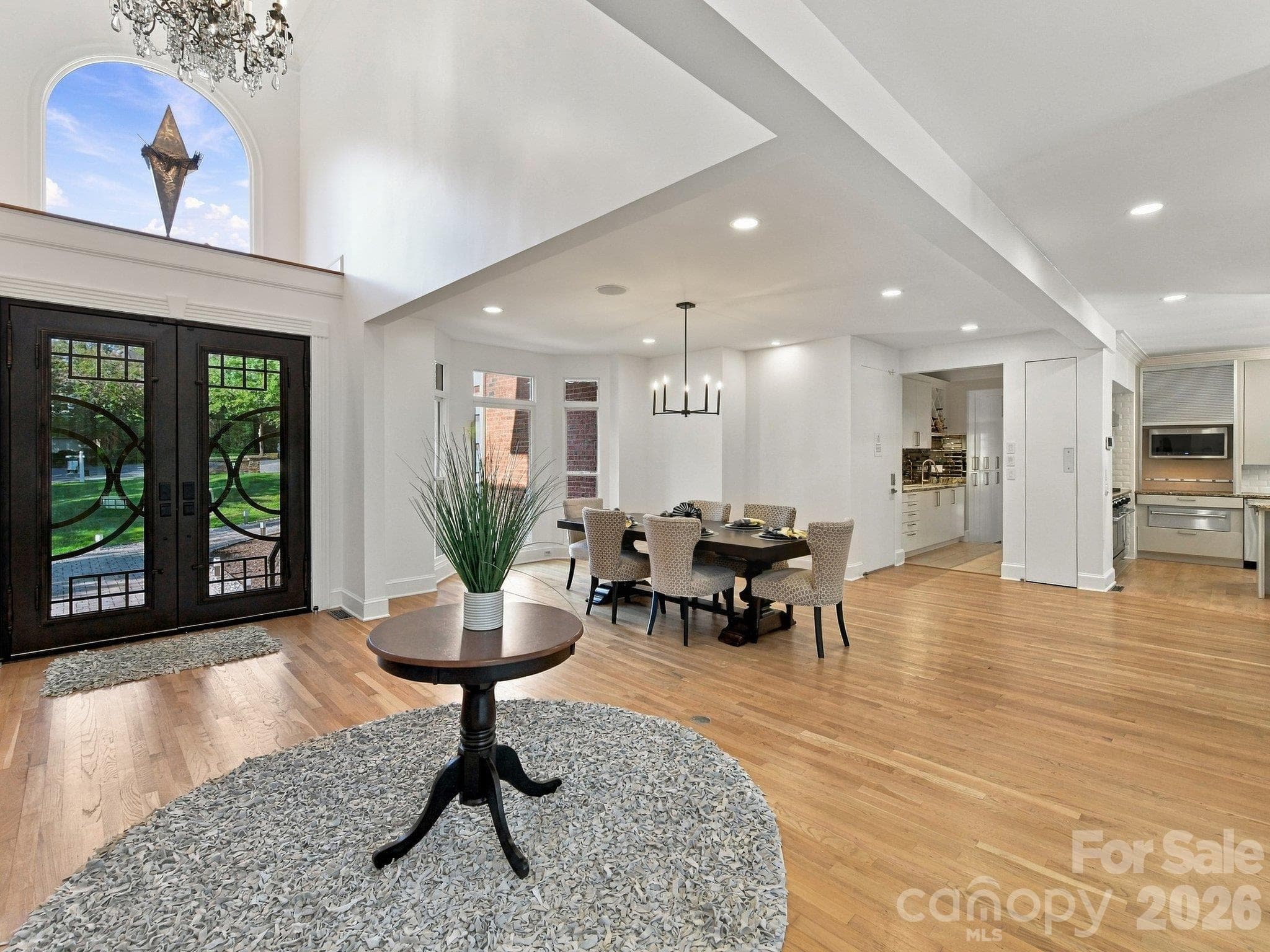 Stunning 2-story foyer welcomes guests. - 2723 Providence Pine Lane, Charlotte