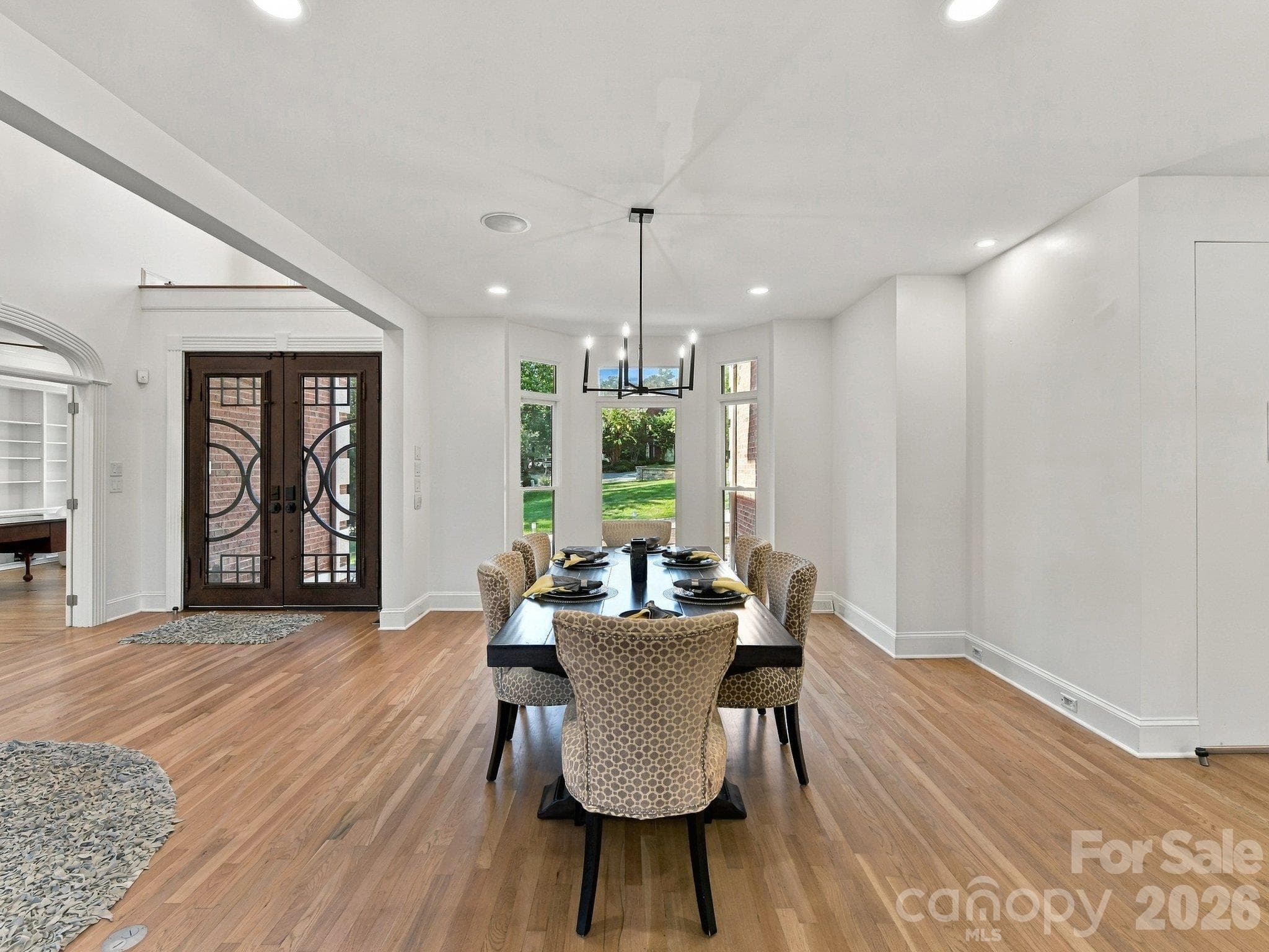 A dining space which can accommodate a very large table. - 2723 Providence Pine Lane, Charlotte