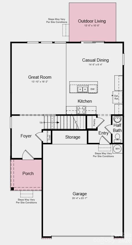 Additional Highlights Include: Laundry package and GE refrigerator. - 232 Fincastle Glen Road, Shelby