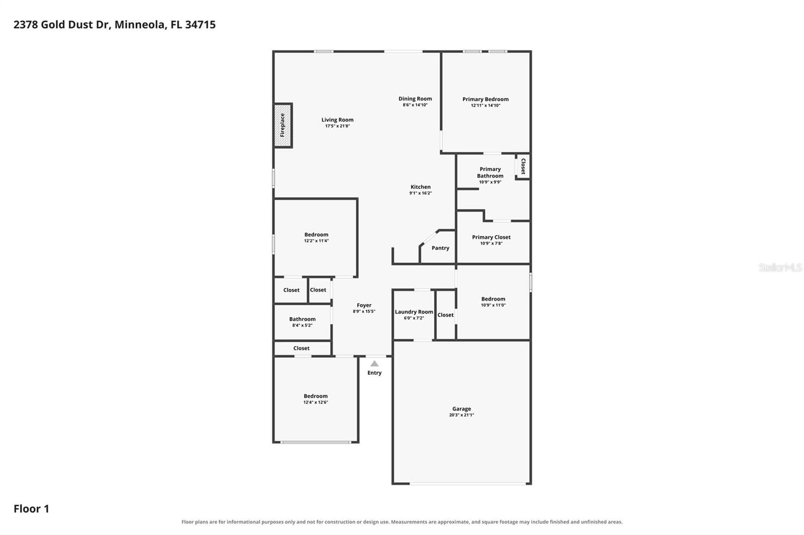 Single Family Residence at 2378 GOLD DUST DR, MINNEOLA, photo 6 of 37