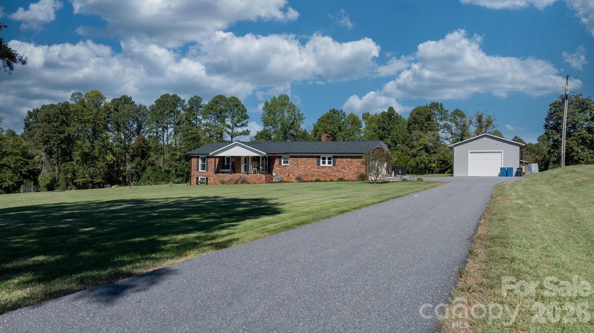 sits back off the road for quiet enjoyment - 7546 Long Island Road, Catawba