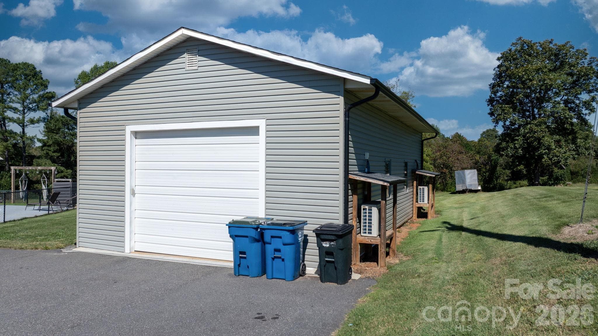 Building is large enough for RV Storage or fully equipped for entertaining with power, heat and air. - 7546 Long Island Road, Catawba