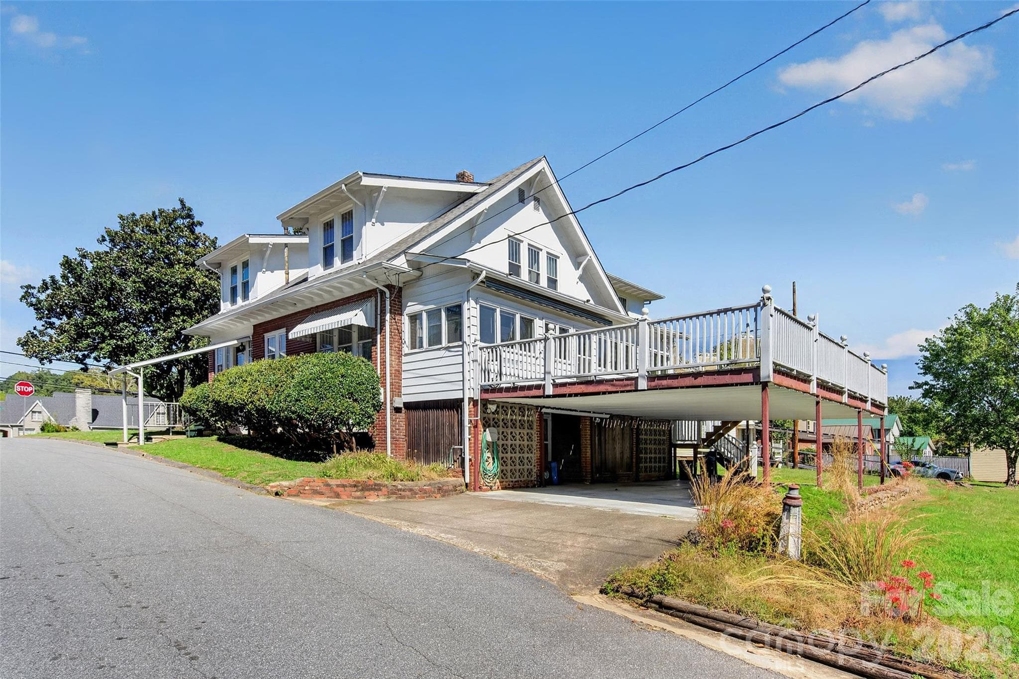 Large back deck with carport underneath - 606 Rutherford Road, Marion