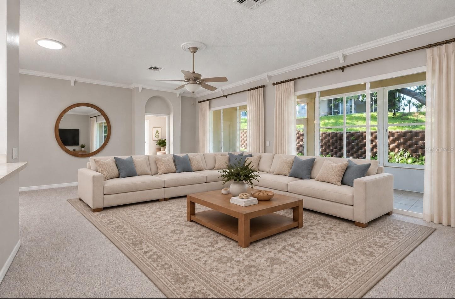 Living Room/Virtually Stage - 794 WOLF CREEK ST, CLERMONT
