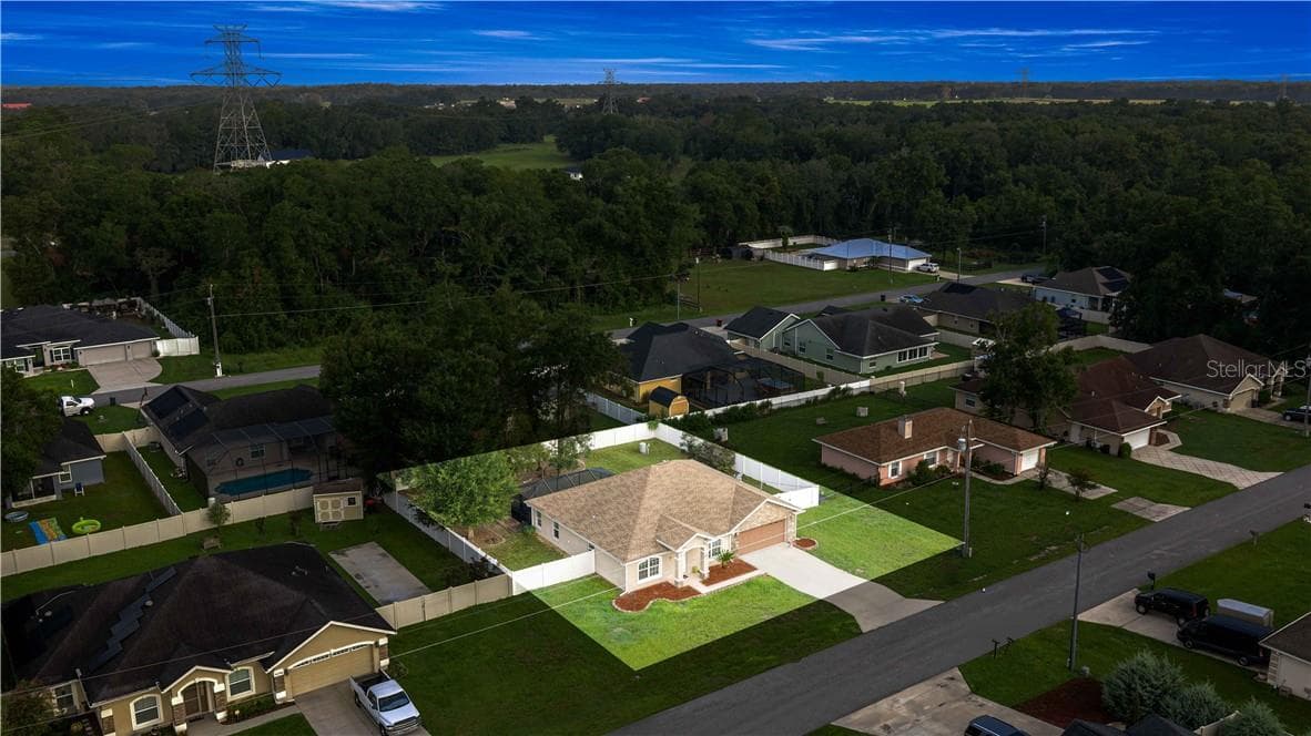 Aerial View - 16376 SE 81st CT, SUMMERFIELD FL 34491
