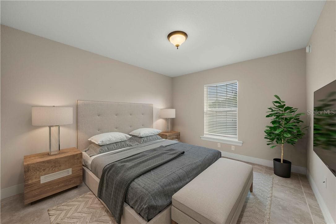 Guest Bedroom 1-Virtually Staged - 16376 SE 81st CT, SUMMERFIELD FL 34491