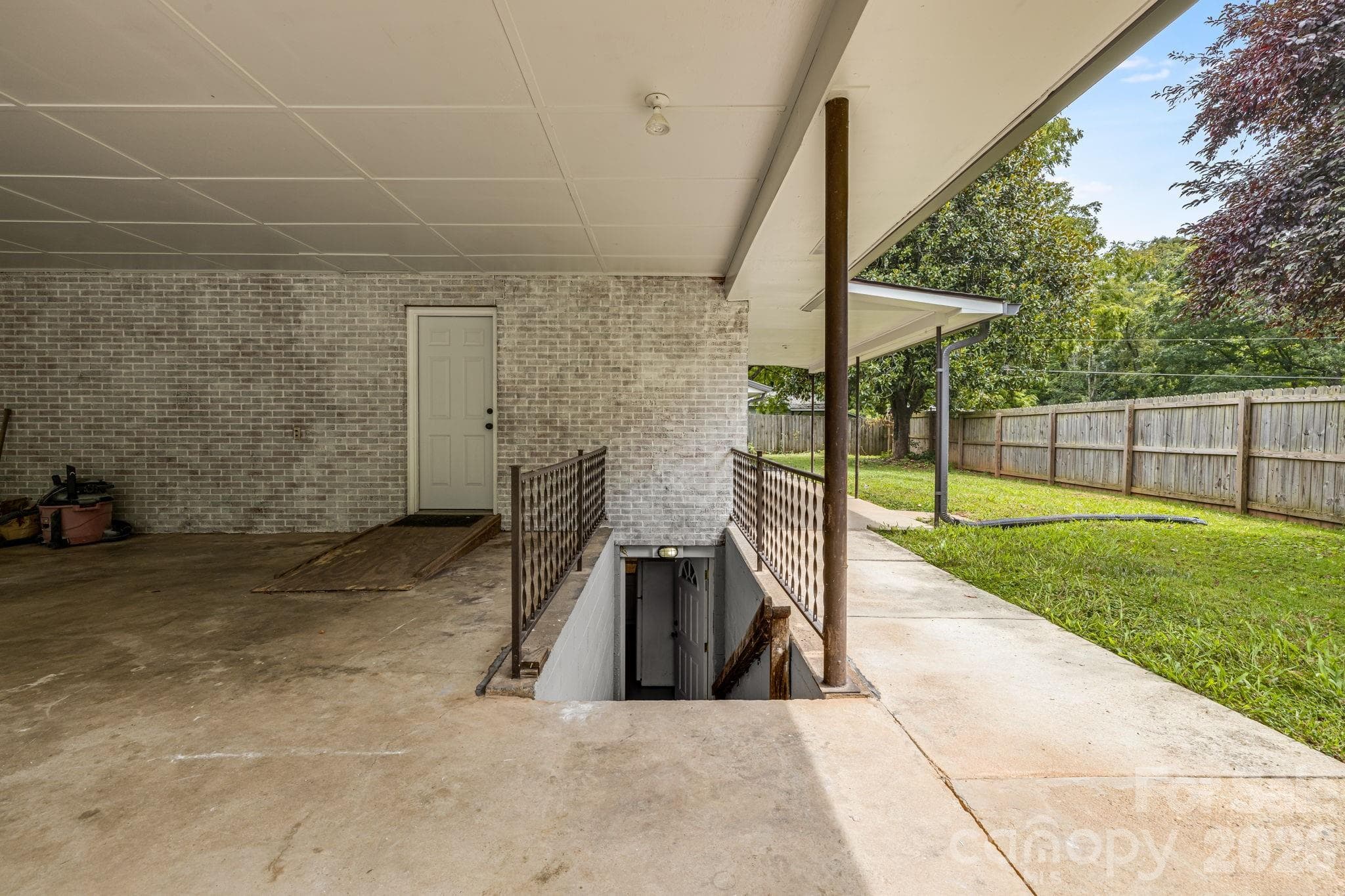 basement entrance - 25 Hickory Tree Road, Asheville