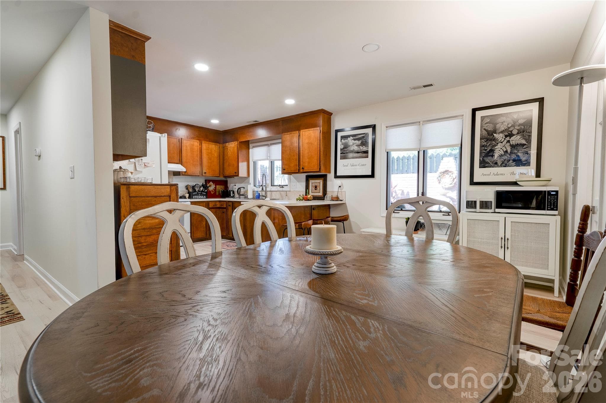 Dining area and Kitchen - 301 Pinkney Street, Shelby