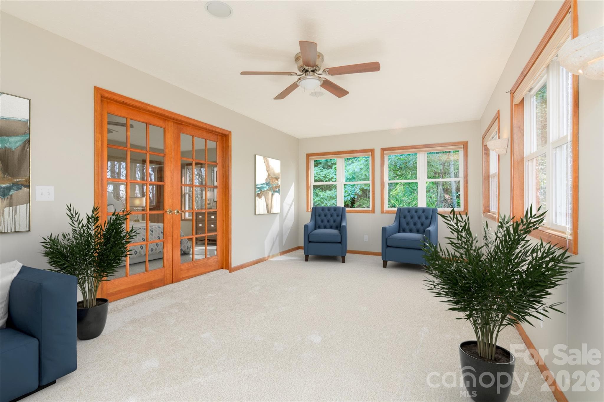 Sun Room - Virtual Staging - 299 Carriage Summitt Way, Hendersonville