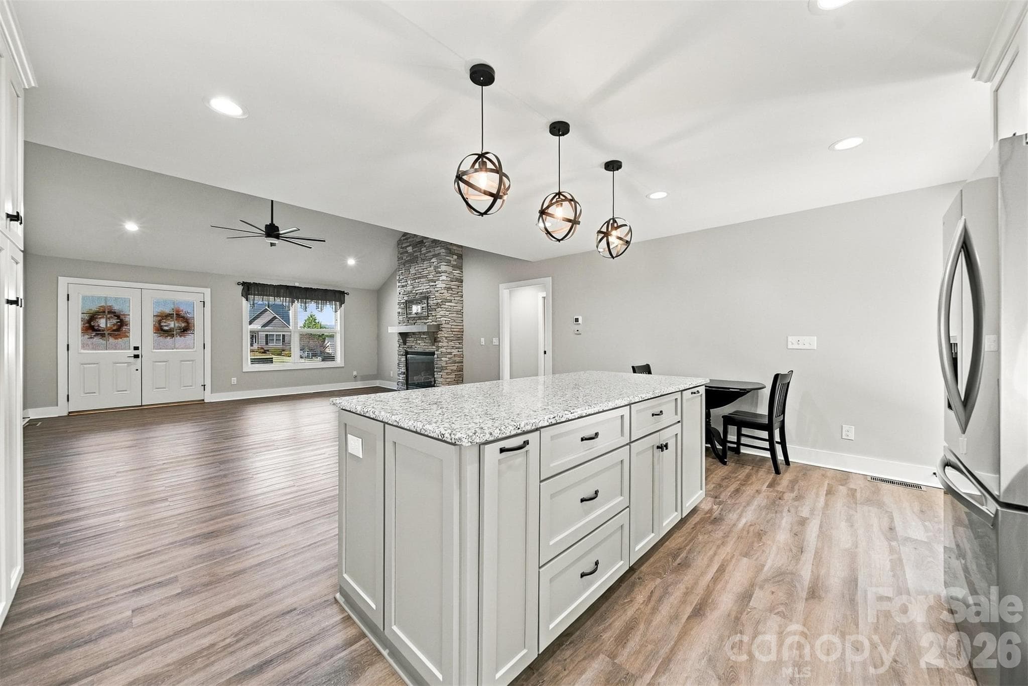 Kitchen/Living Room Open Concept - 41 Emerson Court, Taylorsville